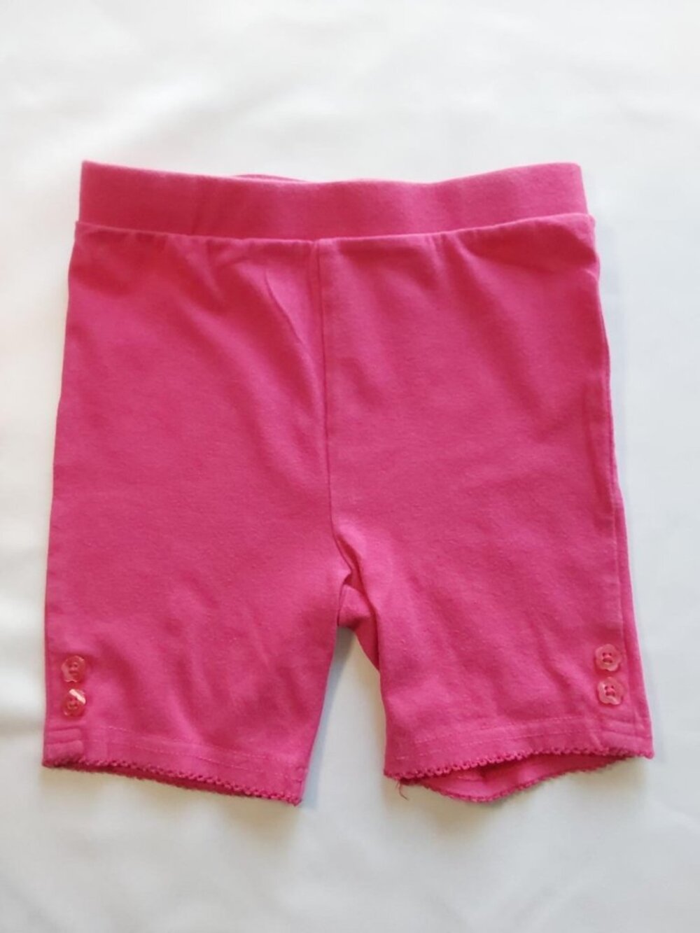 Wonder Kids Girls Size 4 Pink Bermuda Shorts Floral Buttons
